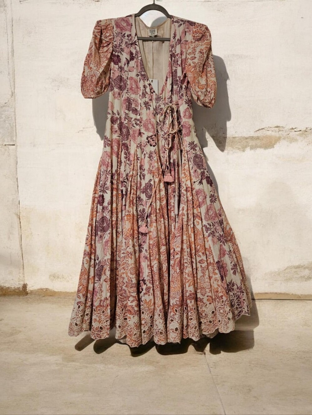 NWT- Hemant and Nandita Floral Dress- Size Large